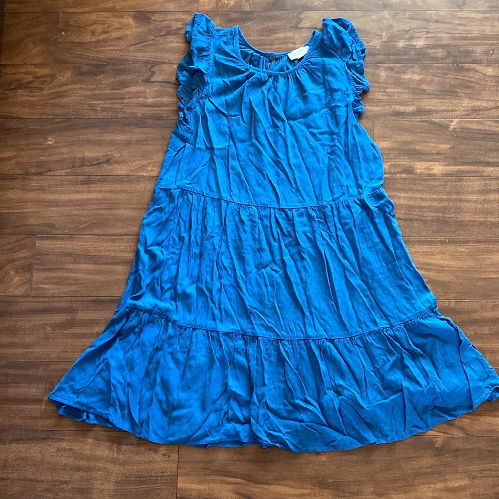 Loft tiered swing dress